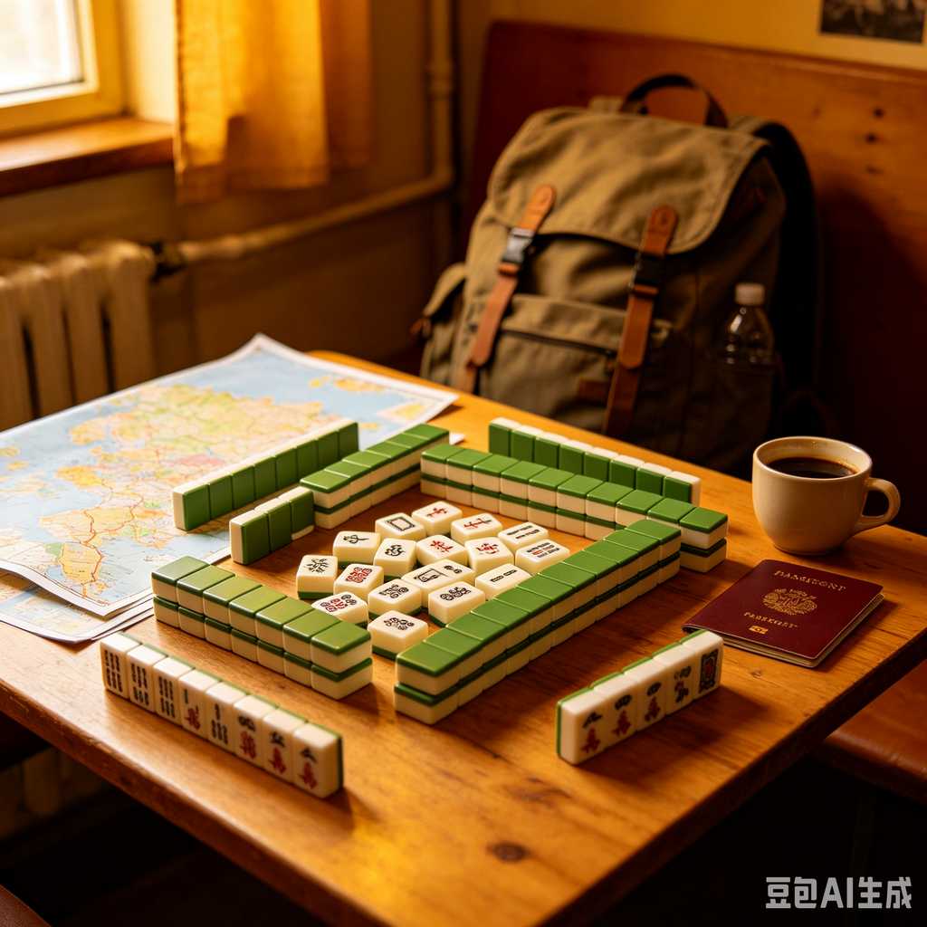 green transparent mahjong tiles